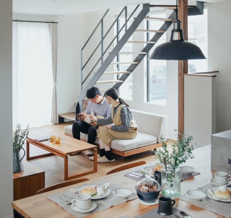 愛着のあるシンプルハウス